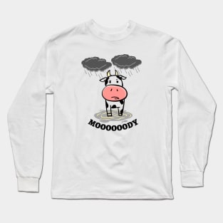 Moody Cow Long Sleeve T-Shirt